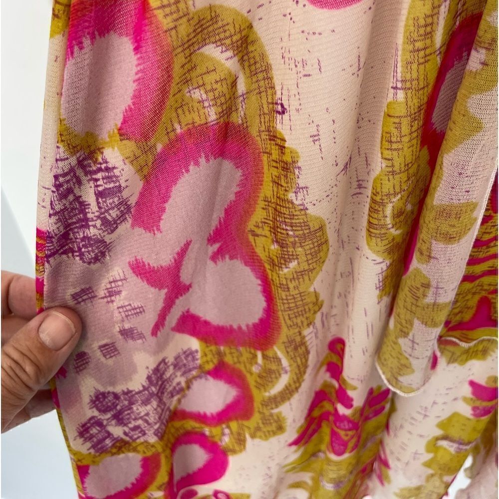 NEW BCBGMaxAzria Asymmetrical Hem Floral Dress.Size XS - Picture 10 of 16